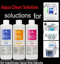 Микродермабразия Aqua Peeling Solution AS1 SA2 AO3 Бутылки 400 мл на бутылку Hydra Дермабразия лица для нормальной кожи2020118