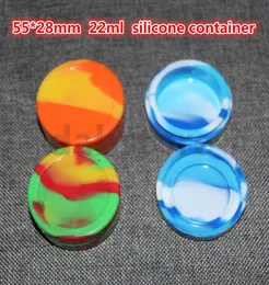 22 ml silicone container nonstick silicone wax jar food grade silicon oil cosmetic containers2412445