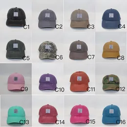 Washed Old Trendy Brand Ball Caps Neutral Baseball Hats Soft Top Curved Edge Duckbill Cap Outdoor Sunshade Hat