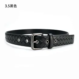 Fashion Designer Braid Belt Width 4.0cm/3.5cm Luxury Needle Buckle Business Casual Men Women Belt High-quality Leather Youth Denim Belt Wholesale