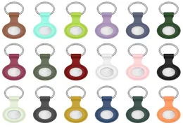 18 colori per Apple Airtags Custodia protettiva in silicone liquido per Apple Locator Tracker AntiLost Dispositivo Portachiavi Custodia protettiva4081456