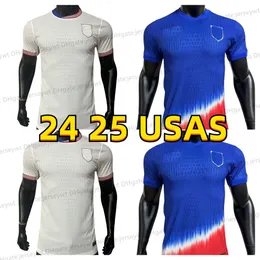 2024 2025 Coppa del Mondo Stati Uniti PuLIsIC Maglie da calcio McKeNNIE REYNA McKENNIE WEAH SWaNSON USA MORGAN RAPINOE Kit da uomo Maglia da calcio maillot de foot kit camiseta