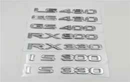 Per LS430 GS430 GS400 RX400 RX300 RX330 IS300 IS330 LX570 GX470 Portellone posteriore Emblema Logo Stickers6644236