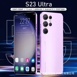 Novo dispositivo transfronteiriço realidade (3 + 64G) 7.3 tela grande transfronteiriça S23 Ultra + smartphone transfronteiriço