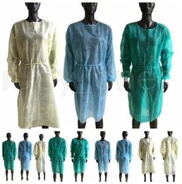 Nonwoven Protective Clothing Disposable Isolation Gowns Clothing Suits Anti Dust Outdoor Protective Clothing Disposable Raincoats8647570