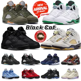 With Box Men Basketball Shoes 5 Jumpman Sneakers 5s Aqua Black Metallic 5s Olive Black Cat Midnight Navy Dawn Racer Blue Black Metallic sports trainers