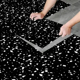 Adesivi per piastrelle di ceramica decorazione del pavimento della casa bagno impermeabile autoadesivo in PVC europeo e americano 240301