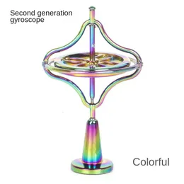 Creative Scientific Learning Metal Finger GyroScope Gyro Pressure Relieve Classic Education Toy for Childret Fidget Spinner 240301