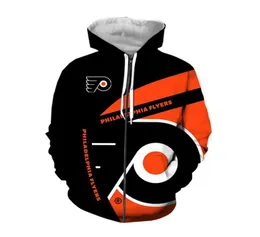 Men039s Bluzy Bluzy Hockey Jersey Zip Up Hood Hoodie 3D Print Streetwear Men Kobiety Bluzy Zachwytu na zamek błyskawiczny har3569626