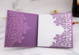 20 pezzi Trifolding Tapy Carta di invito a nozze Pagina con inserto bianco Fiore di neve Tema invernale Natale Festa di compleanno Addio al nubilato 5392727