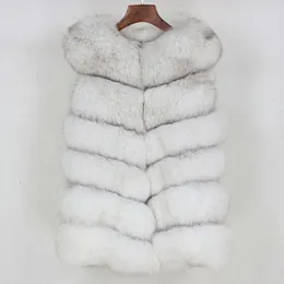 2023 Autumn/Winter New Girl Haining Fox Fur Grass True Hair Horse Clip Vest Coat Youth Style 933749