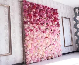 人工花の壁6242cmローズアジサイの花の背景結婚式の花ホームパーティーウェディングデコレーションアクセサリーT1911235364688