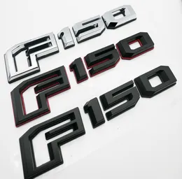 1xブラックレッドシルベリーF150カーサイドステッカーテールゲートリアエンブレムバッジプレミアム3Dネームプレート代替品F1503939477