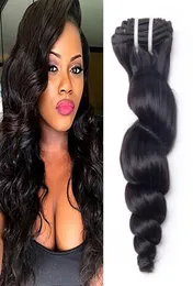 Tessuto dei capelli umani Onda sciolta Clip Ins Estensioni dei capelli vergini brasiliani 10 pzlotto 100 glot Colore naturale Onda sciolta Capelli6883853