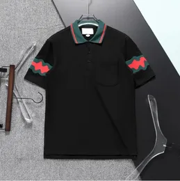 Designer New Mens Polo Luxury G Letter Brodery Polos Tees Shirts For Men T-shirt Fashion Classical Cotton Hoodie