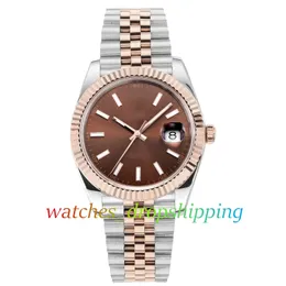 BPF Mens Watch Chocolate Dial 41mm Automatic 2813 Movement Fluted Bezel Jubilee Bracelet Luminous 126331 Waterproof Sapphire Glass BP Factory Wristwatches