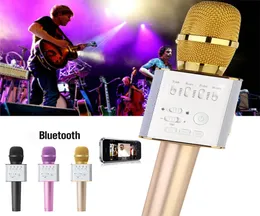 Q9 Bluetooth Wireless Mikrofon z rękodzieła z głośnikowym mikrofonem Karaoke Singing Player KTV dla iPhone'a 7 plus Samsung z Packag9568385