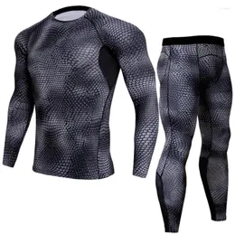 Odzież motocyklowa szybkie suszenie garnituru męskie ubrania fitness oddychające do biegania z długim rękawem