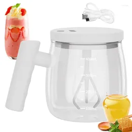 Bottiglie d'acqua Tazza con agitazione automatica 400ml Miscelazione elettrica ad alta velocità Automatica portatile per succhi di tè al latte Soia