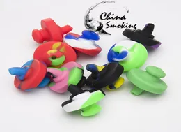 Silicone Carb Cap Dia 34mm For Quartz Banger Nails Silicon UFO Carb Cap Mixed Colors Food Grade Silicon2531114