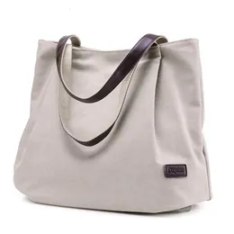 Tilorraine borsa da donna per il tempo libero borsa in tela di grande capacità moda coreana semplice quattro stagioni borsa da donna versatile 240304