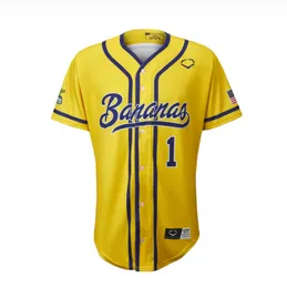 2023-2024 Maglie da baseball alla banana Custom