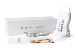 EMS Ultrasonic Skin Scrubber zasilane urządzenia do czyszczenia twarzy Zakarszkacz Remover twarzowa szpatułka złuszczający twarz pory CleanSer4372482