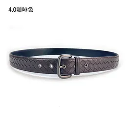 Men Brand Fashion Designer Braid Belt Width 4.0cm/3.5cm Luxury Needle Buckle Business Casual Men Women Belt High-quality Leather Youth Denim Belt Wholesale