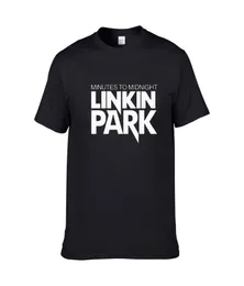 Nova chegada carta impressão linkin park tshirts rock music marca banda equipe moda t camisa masculina topos t algodão7725654