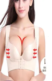 Bröstortoser bröstvård samla justerbara underkläder skulptering knumback korrigeringsband bh korsett rygg korrigerare plus storlek xxxl1495026
