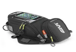 GIVI MOTORCYCLE NEW FUEL BAG MOBIL TELEFON NAVIGATIONS PAG multifunktionellt litet oljetankpaket Magnetiska fasta remmar Fixade8739384