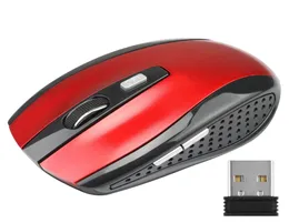 24GHz 무선 마우스 조절 가능한 DPI 6 버튼 컴퓨터를위한 USB 수신기가있는 광학 게임 무선 마우스 PC5741889