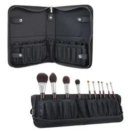 Cosmetic Bags & Cases 29 Slots Portable Leather Makeup Brushes Holder For Women Home Travel Supplies Artist Zipper Bag293V