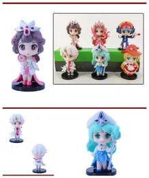 PVC Action Figure och Doll Manga Känns 6st anime manga figurmodell figur djur forntida karaktärsmodell minifigurer figur popfigur dock leksak manga anime