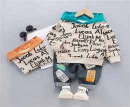 Designer Kinder Mode Kleidung Anzug Frühling Kinder Jungen Mädchen Brief Hoodies Jeans 2 Stücke Sets Baby Kleinkind Kleidung Säuglings Sportswe214678678