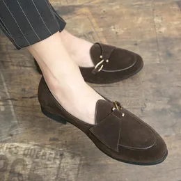 Scarpe casual Designer di lusso Sposo a punta in pelle scamosciata Monk Strap Oxford per uomo Abito da cerimonia formale da ballo Ritorno a casa Zapatos Hombre