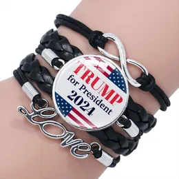 Us election 2024 peripheral products spot trump campaign handmade combination bracelet jewelry