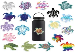 Lägsta ny ankomst 41st havssköldpaddsbil Doodle Stickers Suitcase Laptop Guitar Waterproof Stickers A101620520
