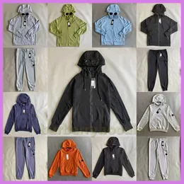 Men's Hoodies Sweatshirts Cp Hooded Jackets Windproof Storm Cardigan Overcoat Fashion Company Hoodie Zip Fleece Lined Coat Men Compagny Hoodie Winter 44