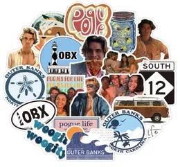 Waterproof sticker 50pcs TV Show Outer Banks Stickers for Laptop Phone Case Luggage Car Motorcycle Bike Guitar Graffiti Viny Decal6028295