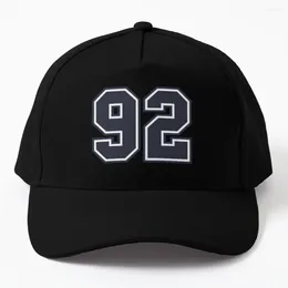 Boll Caps 92 Sportnummer Nittiotvå baseball Cap Anime Hat Streetwear Beach Girl's Hats Men's