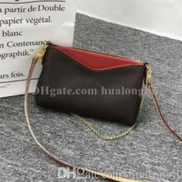 Borsa da donna di design Borsa a mano pochette a tracolla con tracolla numero di serie fiore con catena moda lady302k216t