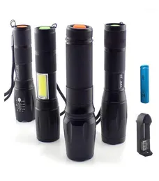 T6 2 LED High Power Torch For Hunting Riding Camping Flash Light Torcia 18650 Battery USB Tactical Latarka1326d9206934