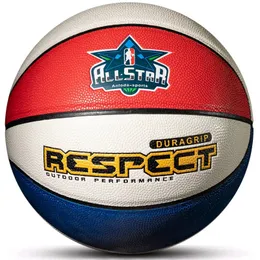 Basket giovanile - Misura ufficiale 5 27.5 - Pelle composita - Buone prestazioni Realizzato per giocare a basket indoor/outdoor 240306