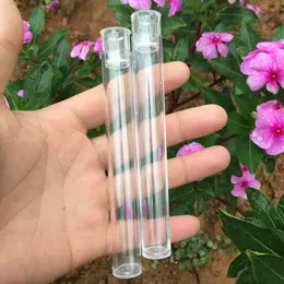 Smoking Crystal Acrylic Cover Dry Herb Tobacco Preroll Cigarette Cigar Holder Stash Case Portable Seal Storage Cylinder Bottle Moisture-proof Pocket Container