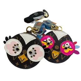 keychain wallet keychain key holder key wallet keychain Coin Purses Women's Key Purse Owl Mini Cute Fashion Shell Coin Women's Zipper card bag purse Clutch bag Tote bag