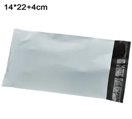 14224 cm Express Bag Mailer Verpackungsbeutel Weiß Undurchsichtig Lebensmittelpaket Versandumschläge Taschen 100 Stück / Los7569383