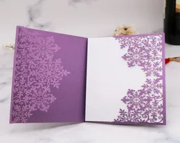 20pcs Trifolding Tapy Wedding Invitation Card White Inset Page Snow Flower Winter Theme Christmas Birthday Party Bridal Shower 9797656