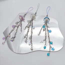 Keychains Lily of the Valley Jellyfish Phone Charm Coquettish Fairy Keychain Lanyard Decoration