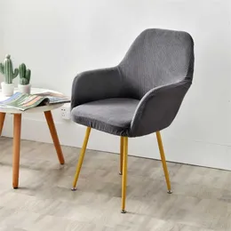 Чехол на стул из флисовой ткани с высокими наклонными чехлами на подлокотники, моющееся передвижное сиденье, универсальный размер el Home Banquet 220111284P